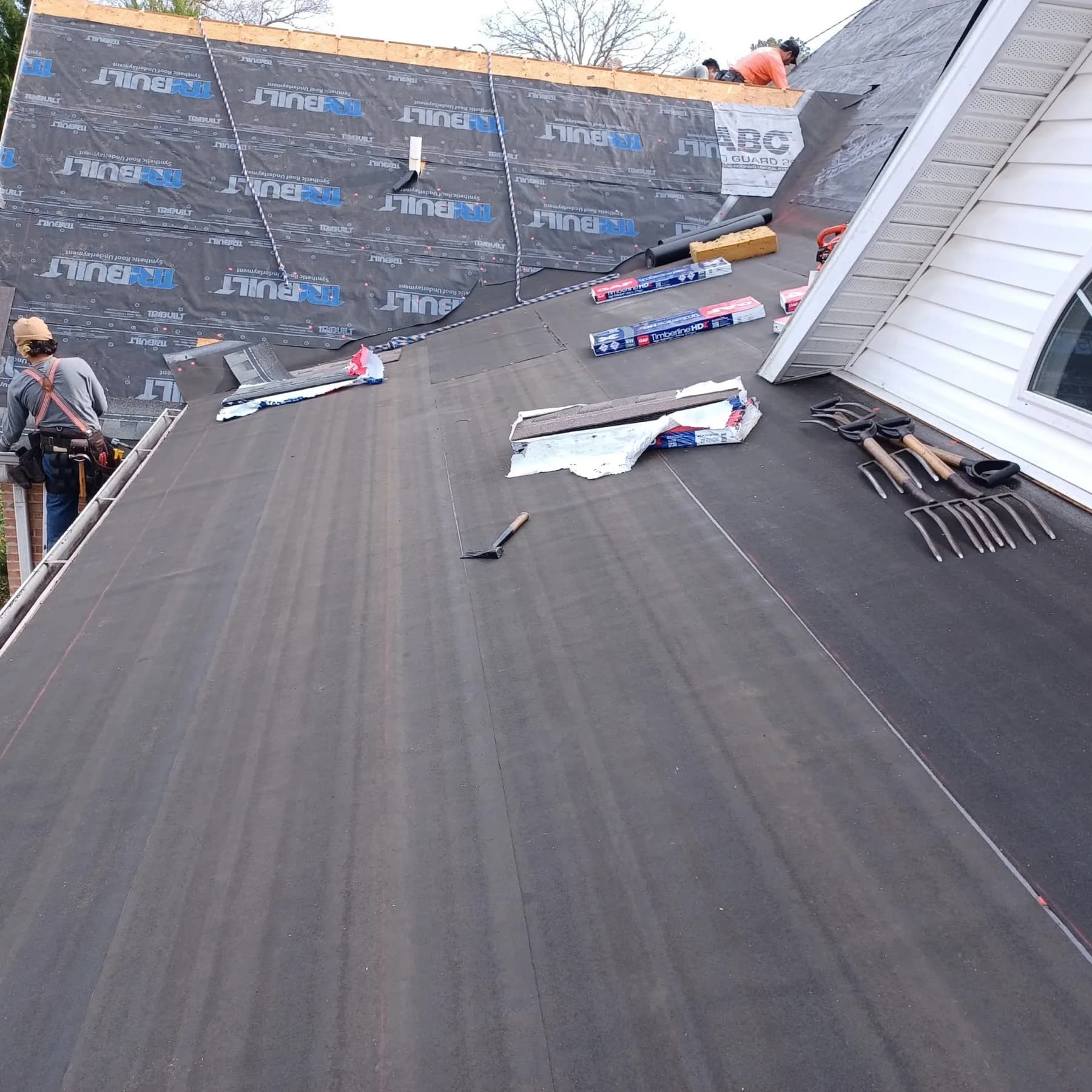 Storm Damage by Four Brothers Roofing